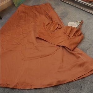 Boohoo skirt and bralette set